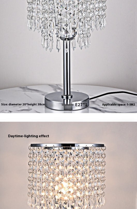 Lámpara de Mesa Decorativa Crystal Bed Head - Image 7