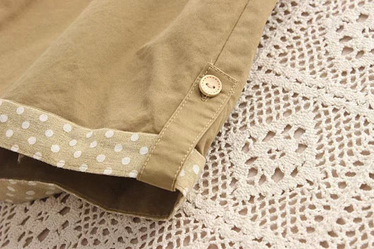 Pantalones de Algodón y Lino con Bordado Japonés para Mujer - Image 6