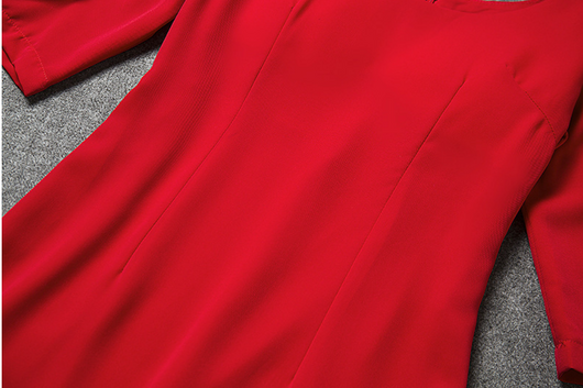 Vestido Mini Escotado al Hombro con Cintura Baja - Image 8