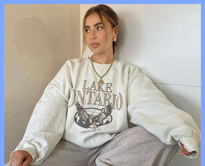 Suéter Gris Verde con Estampado de Letras - Diseño Viral para Mujer - Image 10