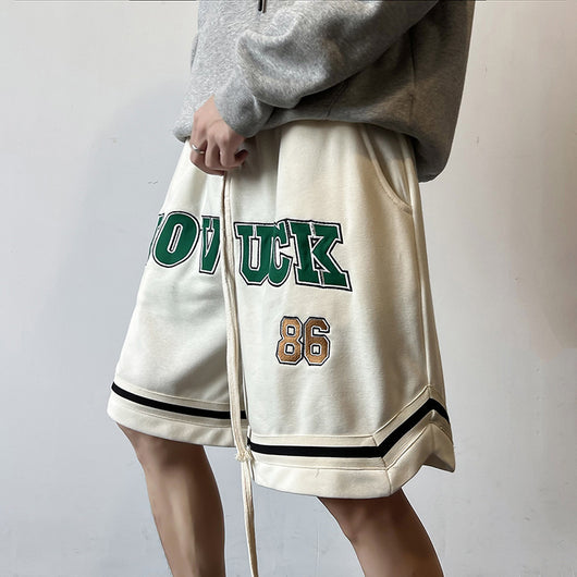 Shorts Bordados con Letras para Hombre - Diseño Versátil y Moderno - Image 6