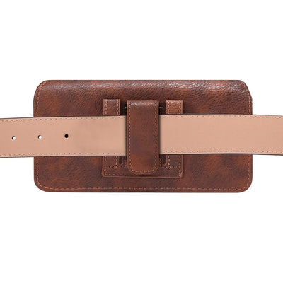 Bolsa de Cuero para Celular con Cierre de Hebilla y Cinturón - Image 12