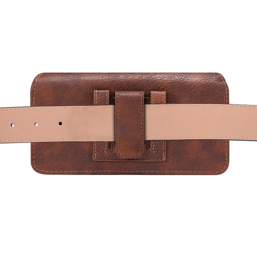Bolsa de Cuero para Celular con Cierre de Hebilla y Cinturón - Image 12