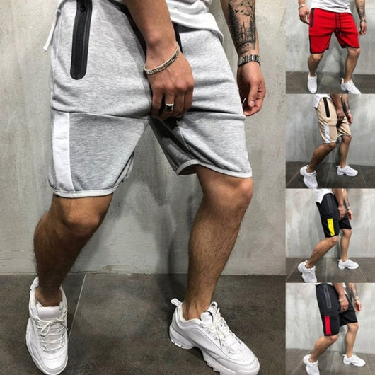 Shorts Deportivos Slim Fit con Cierre de Contraste para Entrenamiento