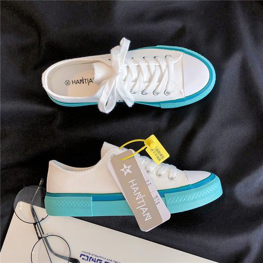 Zapatillas de Lona Azul Clásicas para Mujer - Image 11