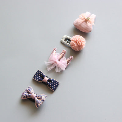 Set de 5 Diademas Princesa para Bebé con Horquillas Decorativas - Image 39