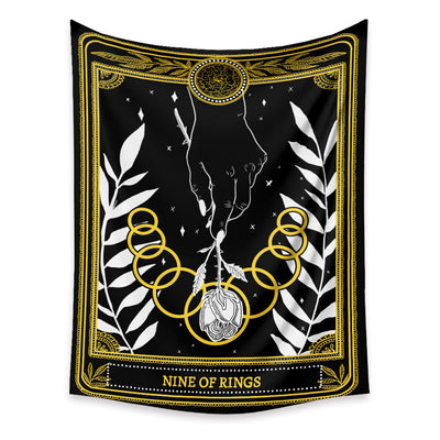 Tapiz de Tarot Psicodélico Bohemio con Fondo Místico - Image 6