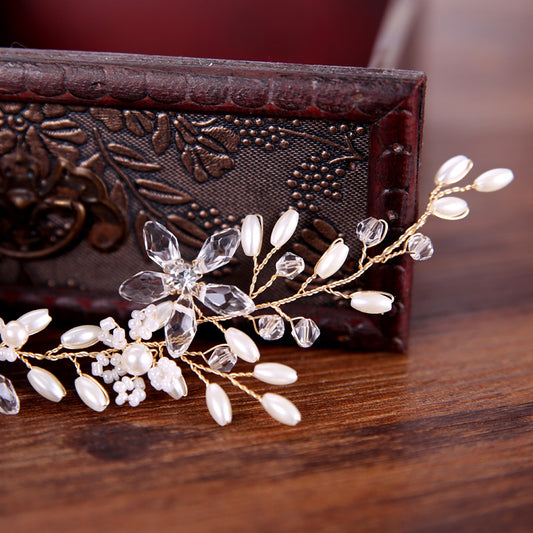 Diadema de Perlas Blancas para Novia - Accesorios de Boda Elegantes - Image 2
