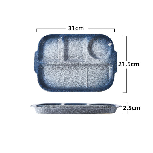 Plato Divisor de Cerámica con Compartimentos Múltiples - Image 5