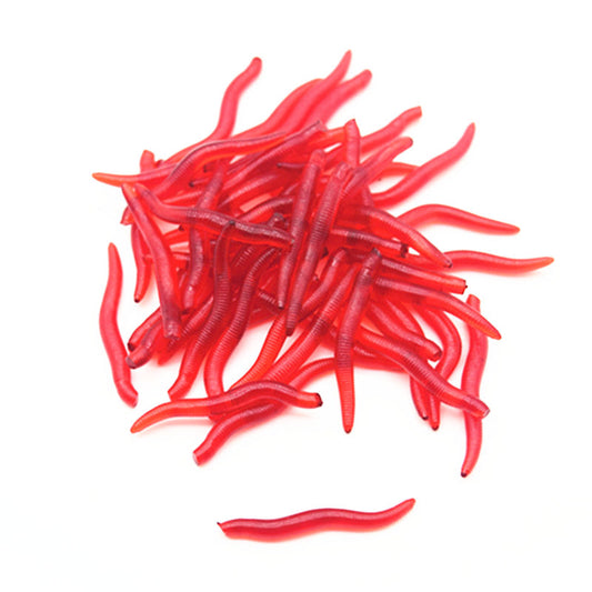 Carnada Biónica Roja con Gusano Artificial - Image 2
