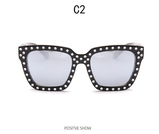 Gafas de Sol Grandes con Strass Estilo Europeo y Americano para Mujer - Image 18