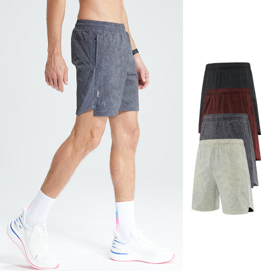 Shorts Deportivos Tie-Dye Ice Silk Transpirables - Pantalones Cortos Running de Secado Rápido