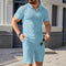 Conjunto Casual de Shorts para Hombre - Estilo Versátil Dos Piezas