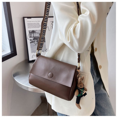 Bolso Bandolera Cuadrado Mini Retro Otoño-Invierno con Correa Ancha - Image 11