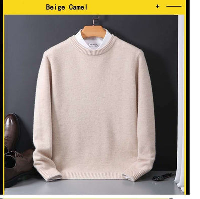 Suéter Ajustado de Cuello Redondo para Hombre - Base Térmica Tejida - Image 12