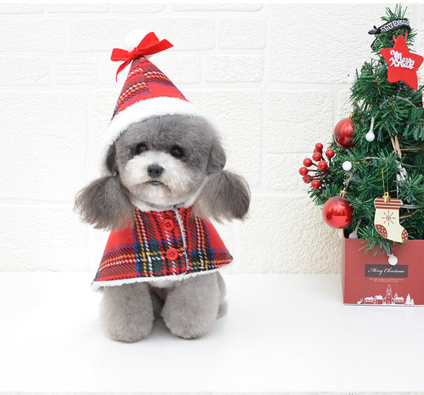 Suéter Navideño Tejido para Perros - Abrigo Rojo Cálido para Invierno
