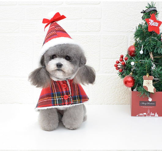 Suéter Navideño Tejido para Perros - Abrigo Rojo Cálido para Invierno