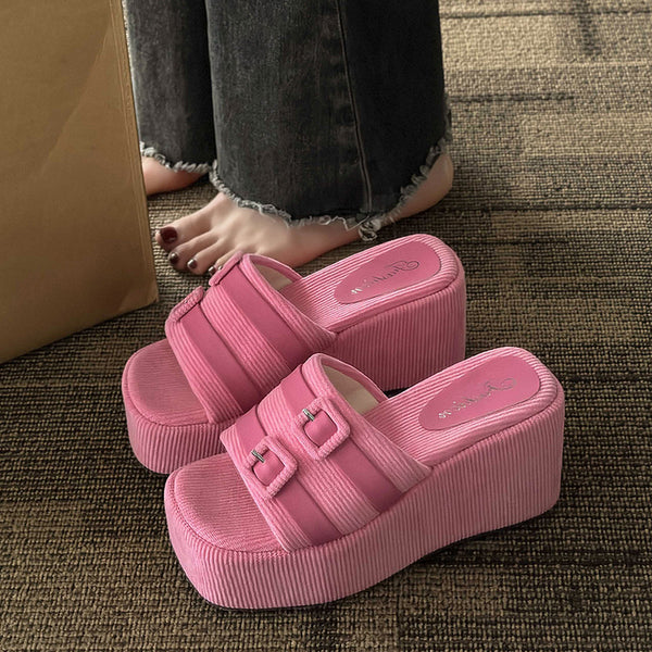 Sandalias Plataforma Cuña Versátil para Mujer