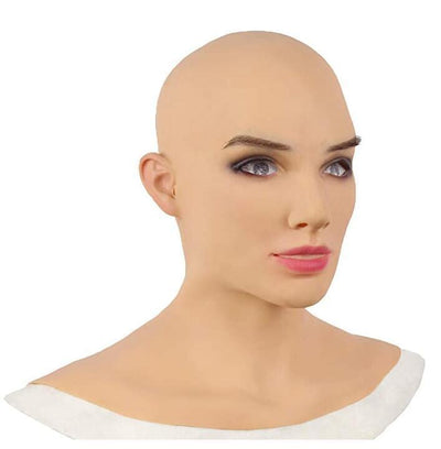 Máscara Calva de Látex Premium para Disfraz de Halloween - Image 6