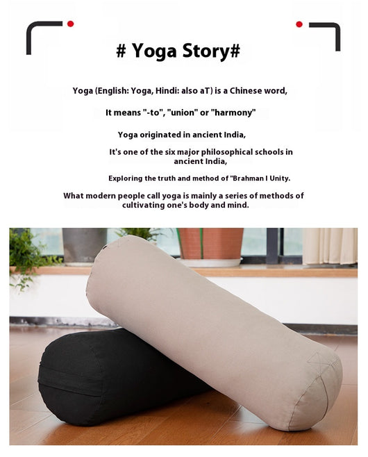 Almohada Cilíndrica de Yoga Suave y Removible - Soporte Cómodo para Descanso - Image 13