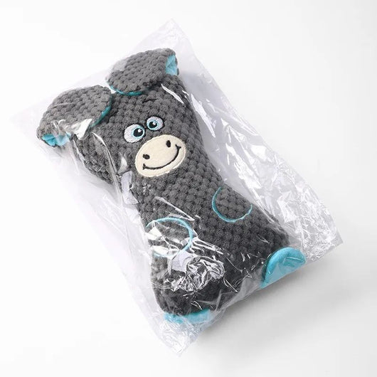 Juguetes de Peluche para Perros con Sonido Chiflador - Formas Animales para Limpiar y Fortalecer Dientes - Image 9