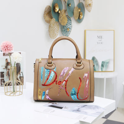 Bolsa Mensajera de Moda con Bordado de Lentejuelas para Mujer - Image 5