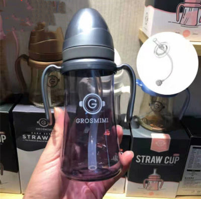 Vaso Infantil Coreano Grosmimi 300ml con Pajita - PPSU Ecológico Antiderrames - Image 16