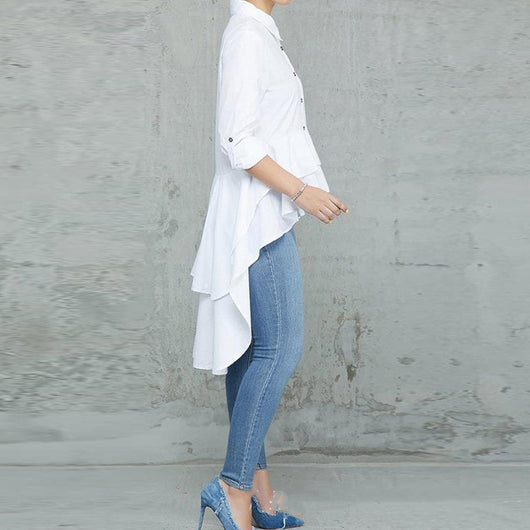 Camisa con Bajo Irregular - Image 4
