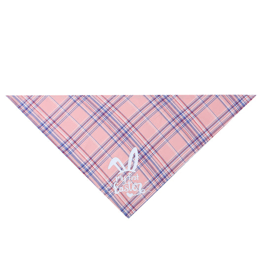 Toalla Triangular para Mascotas Conejo de Pascua Capa Única - Image 6