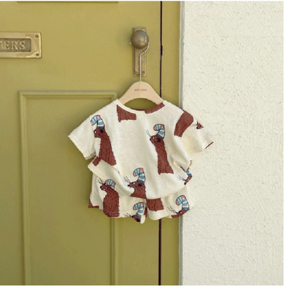 Conjunto de Dos Piezas para Niños y Niñas - Playera y Shorts Cómodos - Image 5
