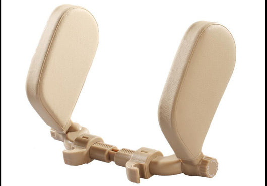 Almohada Cervical Ajustable para Auto - Soporte Ergonómico de Cuero para Viajes - Image 8