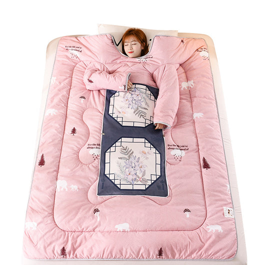 Edredón Grueso Tipo Almohada con Mangas - Quilt Perezoso para Dormitorio - Image 17