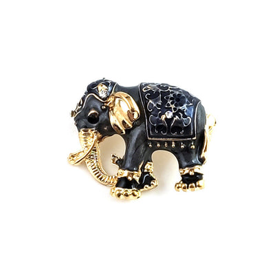 Elefante Miniatura Retro Esmaltado en Colores Pastel - Image 4