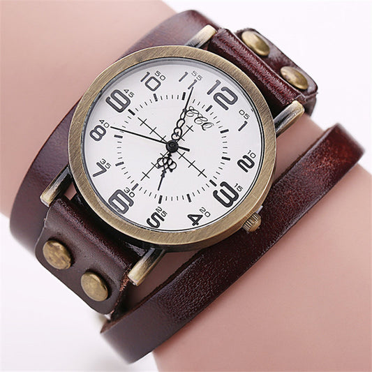Reloj de Pulsera Vintage Cuero Genuino para Mujer - Diseño Clásico Antique - Image 2