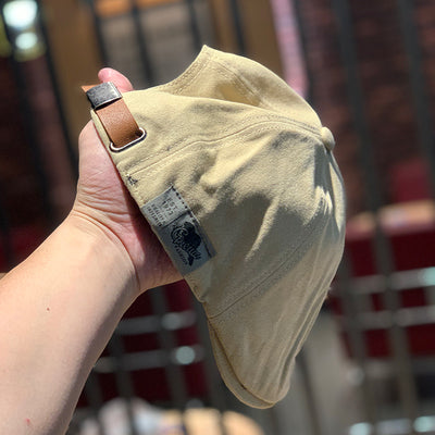 Gorra Hombre con Parches Alfabéticos y Diseño Tipo Boina - Image 4