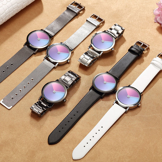 Reloj de Cuarzo con Degradado de Color