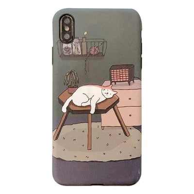 Funda para Celular con Diseño de Gato Relieve Estilo Red - Image 3