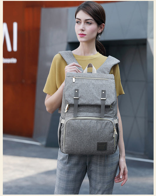 Mochila Maternal Térmica Impermeable con Carga USB y Calentador de Biberones - Image 18