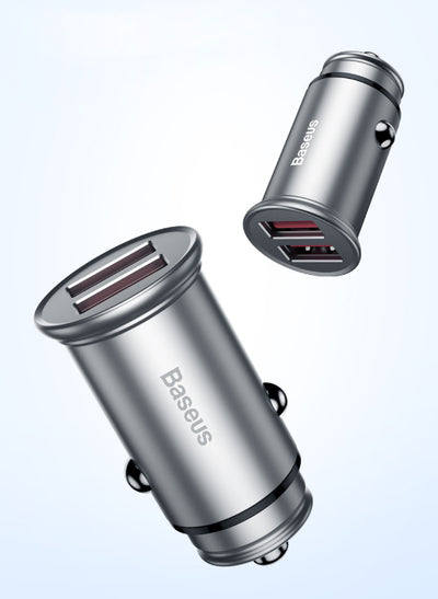 Cargador Rápido para Auto USB 4.8A - Doble Puerto para Celular