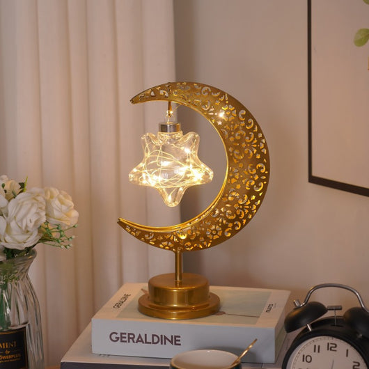 Lámpara LED Decorativa Luna de Hierro Personalizada - Image 5