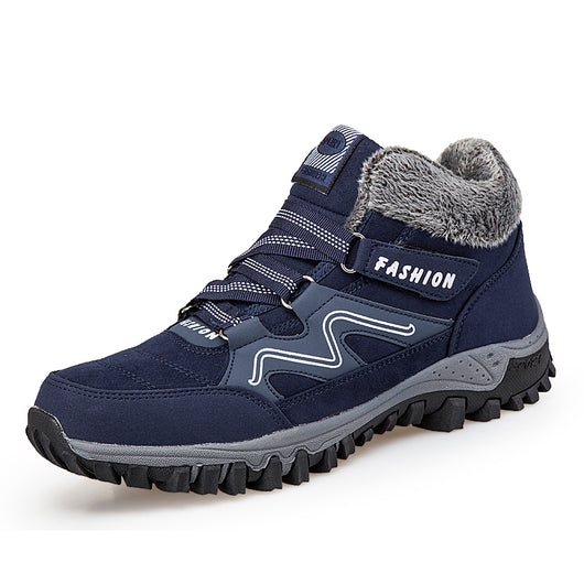 Zapatos de Algodón para Mujer con Forro de Terciopelo Cálido para la Nieve - Image 7