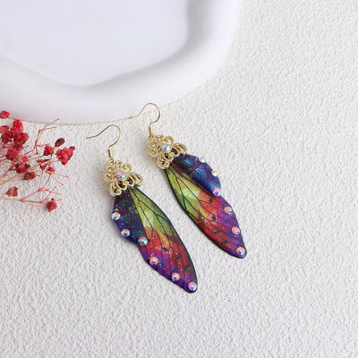 Aretes Alas de Cigarra Personalizados - Diseño Lluvia Misteriosa del Sur - Image 15
