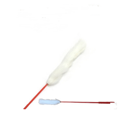 Juguete Interactivo para Gatos - Vara de Madera Artesanal con Ratón - Image 30