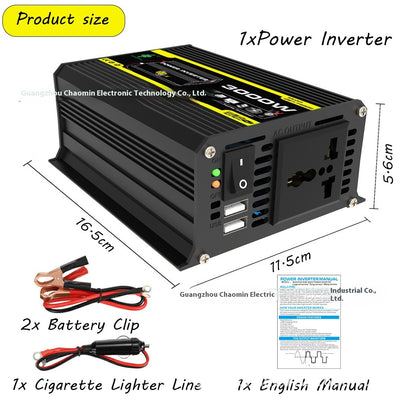 Inversor 3000W 12V a 220V - Convertidor Solar de Alta Frecuencia para Vehículos y Sistemas Aislados - Image 3