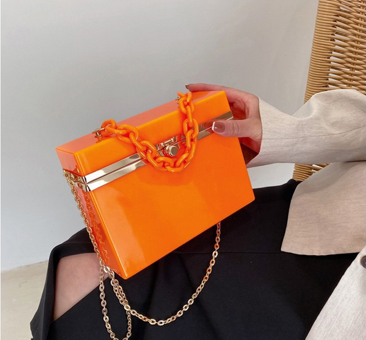 Bolso de Mano Candy Color con Cadena - Clutch Elegante para Eventos - Image 19