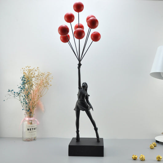 Escultura Decorativa Bubble Girl - Figura Artística para el Hogar - Image 11