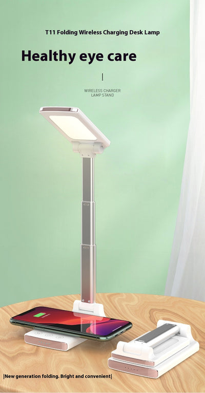 Lámpara LED de Escritorio 3 en 1 con Cargador Inalámbrico y Luz Nocturna - Image 7