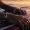 Pulsera de Plata Esterlina con Diseño de Hueso de Serpiente para Hombre