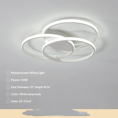 Lámpara de Techo LED Estilo Nórdico para Recámara Principal - Diseño Moderno e Inteligente - Image 9
