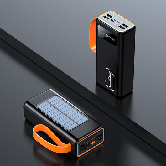 Batería Solar Portátil de Gran Capacidad para Camping y Emergencias
